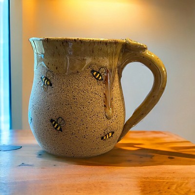 Honey Bee Mug by Paiva Pottery